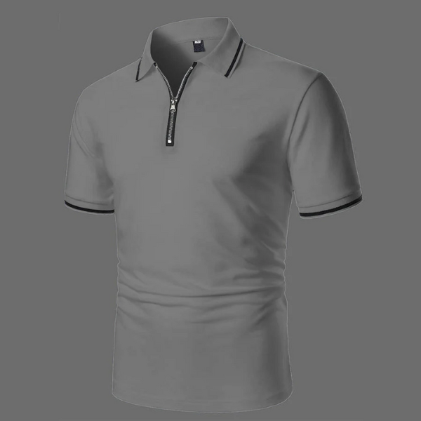 Men Half-Zip Polo Shirt | Smart Casual Knit Top