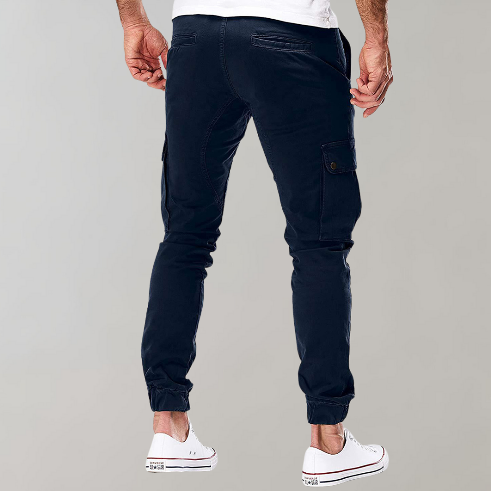Pantalon cargo jogger pour homme avec poches arrière | Coupe tendance pour tous les jours