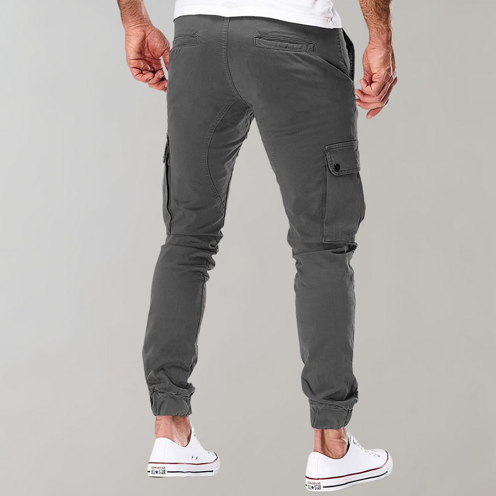 Pantalon cargo jogger pour homme avec poches arrière | Coupe tendance pour tous les jours