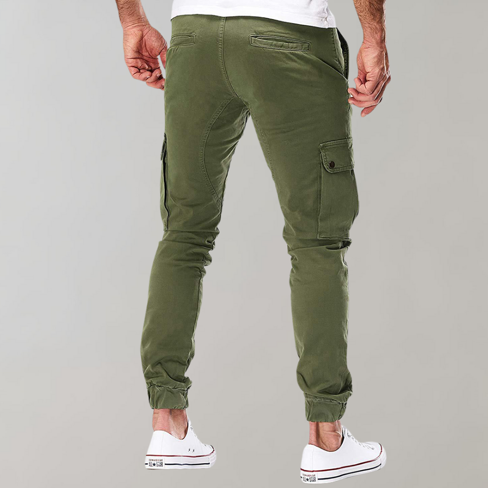 Pantalon cargo jogger pour homme avec poches arrière | Coupe tendance pour tous les jours