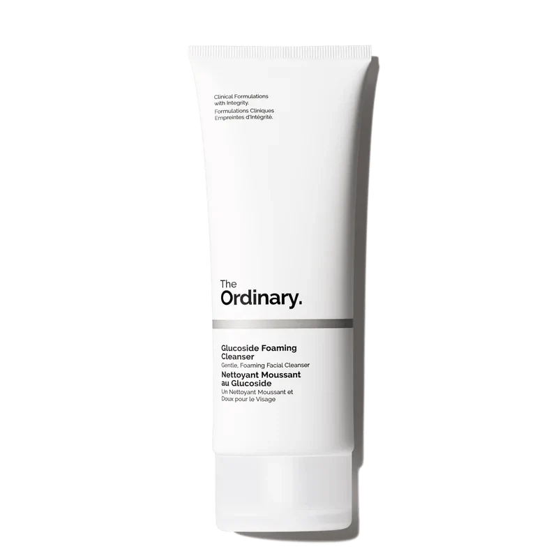 SlimBag Glucoside Foaming Cleanser in a 150ml bottle, gentle facial cleanser with foaming texture and clear packaging.