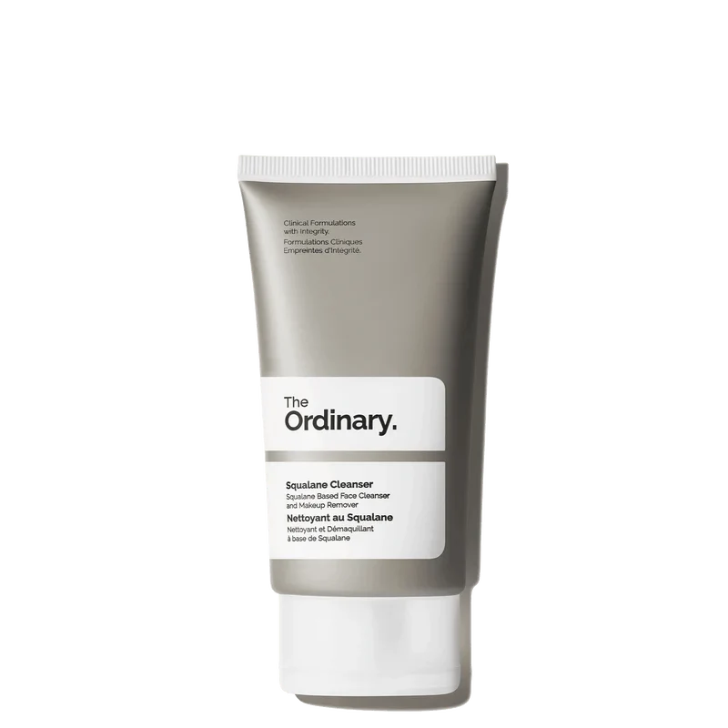 SlimBag Squalane Cleanser in 50ml bottle, gentle facial cleanser with hydrating squalane for smooth, clean skin.