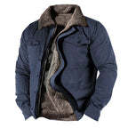 Men’s Sherpa-Lined Utility Jacket | Soft Winter Coat