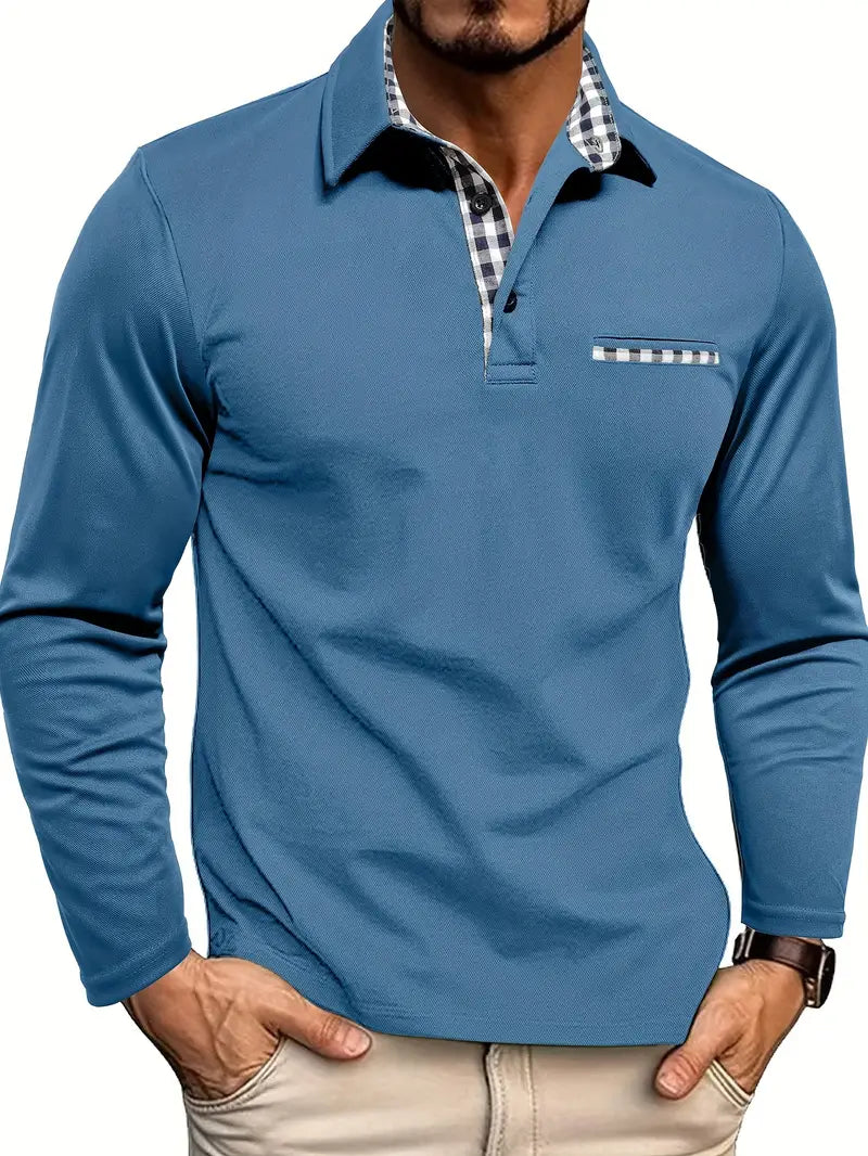 Men’s Smart Polo Shirt | Long Sleeve Casualwear