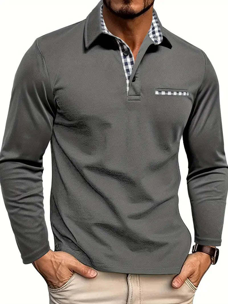 Men’s Smart Polo Shirt | Long Sleeve Casualwear