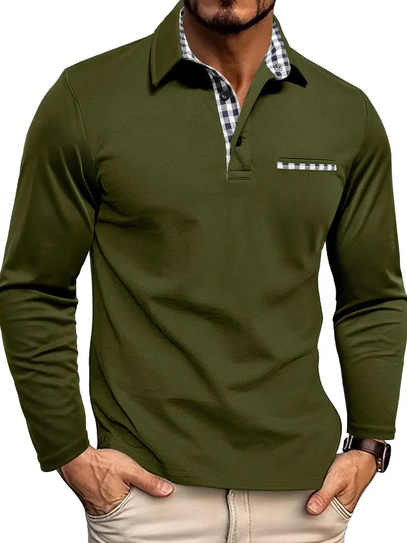 Men’s Smart Polo Shirt | Long Sleeve Casualwear