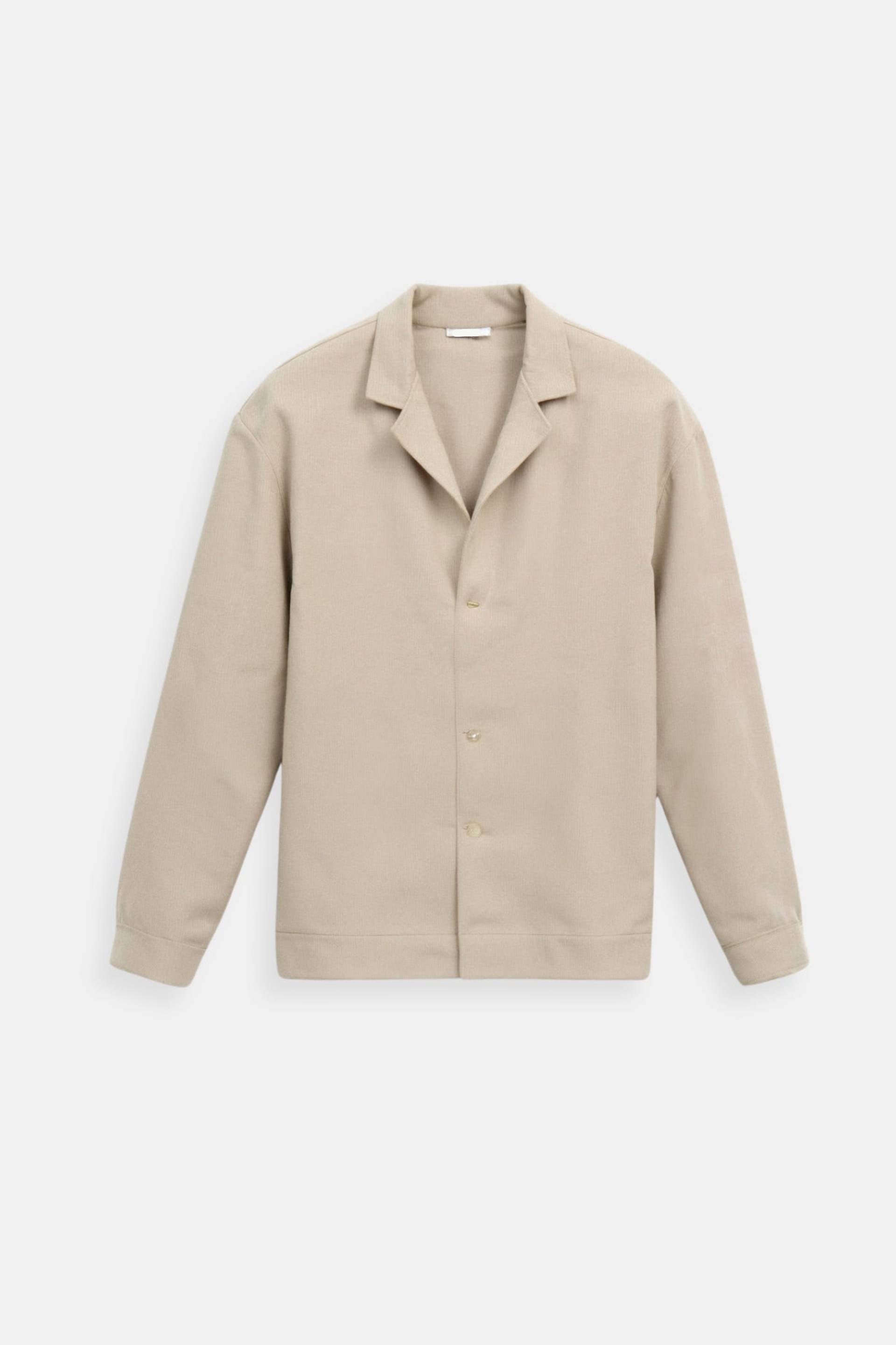 Men’s Casual Blazer Shirt | Minimal Button Jacket